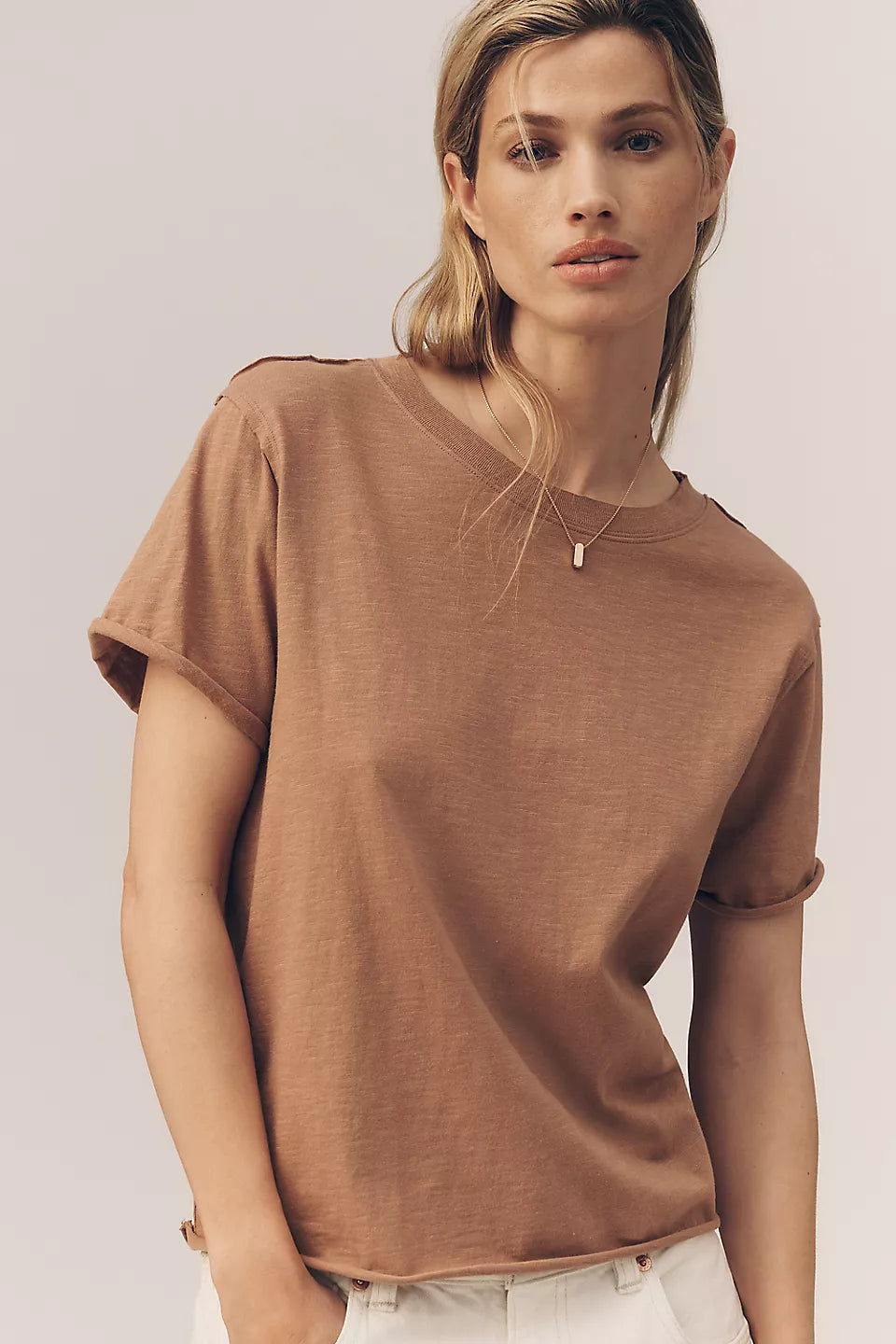 Maeve Caitlin Cotton Boxy Tee