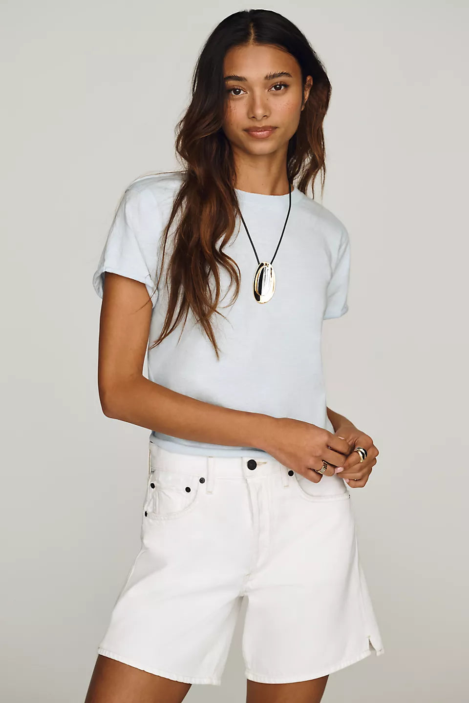 Maeve Caitlin Cotton Boxy Tee