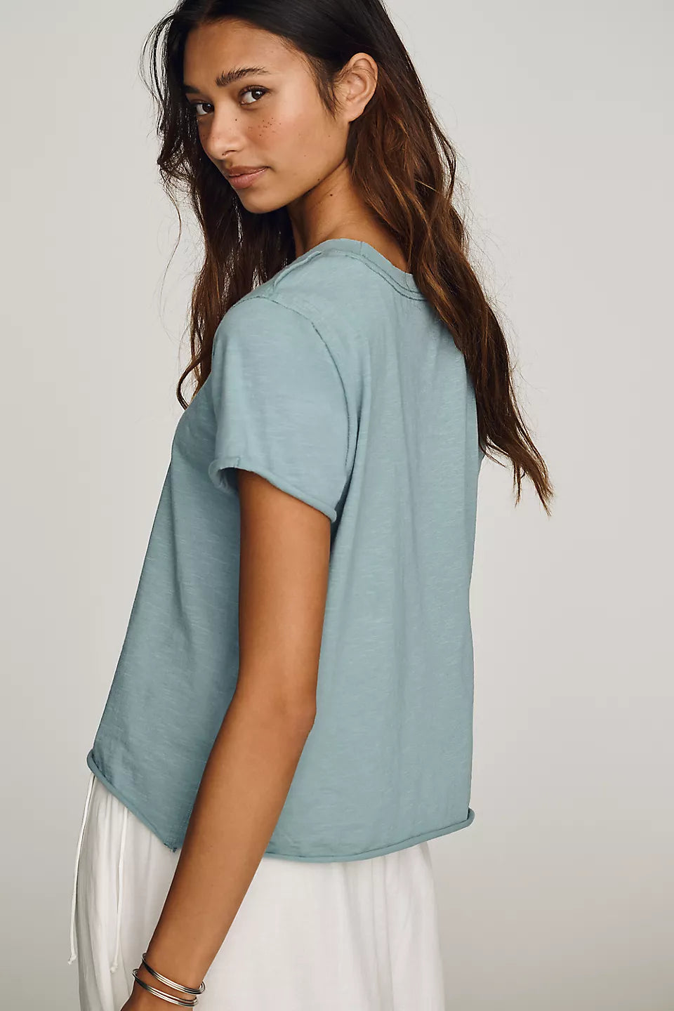 Maeve Caitlin Cotton Boxy Tee