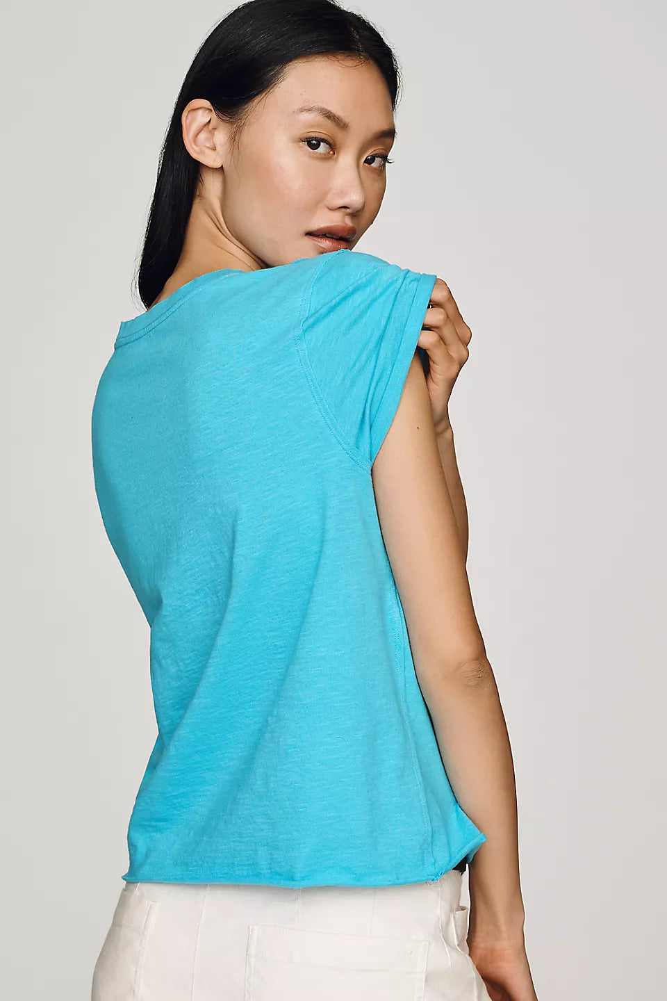 Maeve Caitlin Cotton Boxy Tee