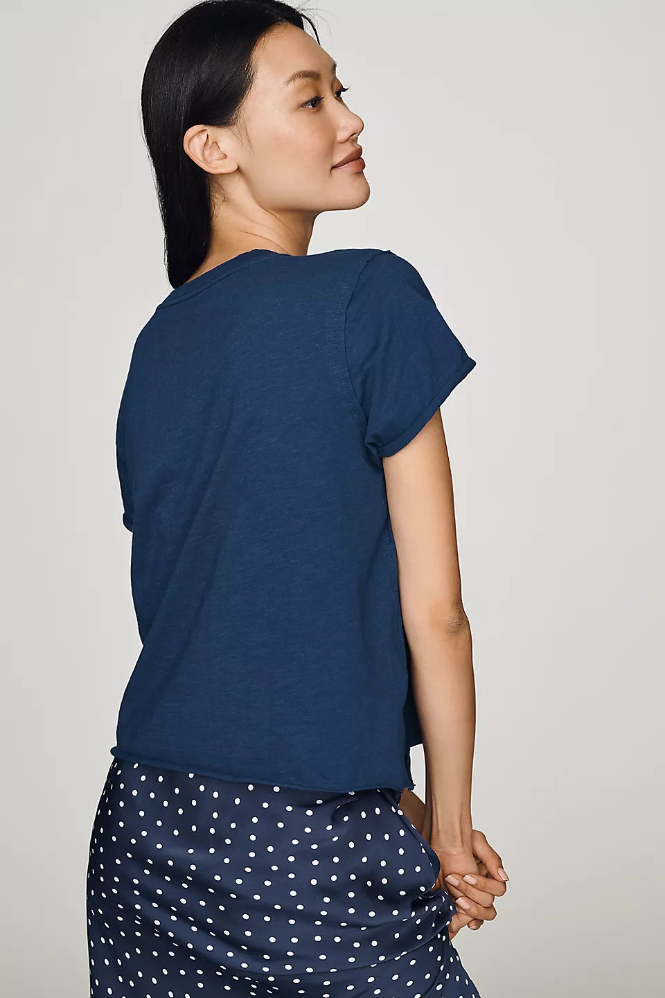 Maeve Caitlin Cotton Boxy Tee