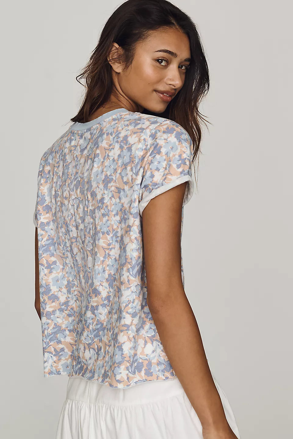 Maeve Caitlin Cotton Boxy Tee