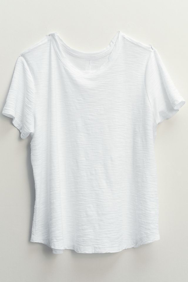 Pilcro Bennie Cotton Slim Crew Neck Tee
