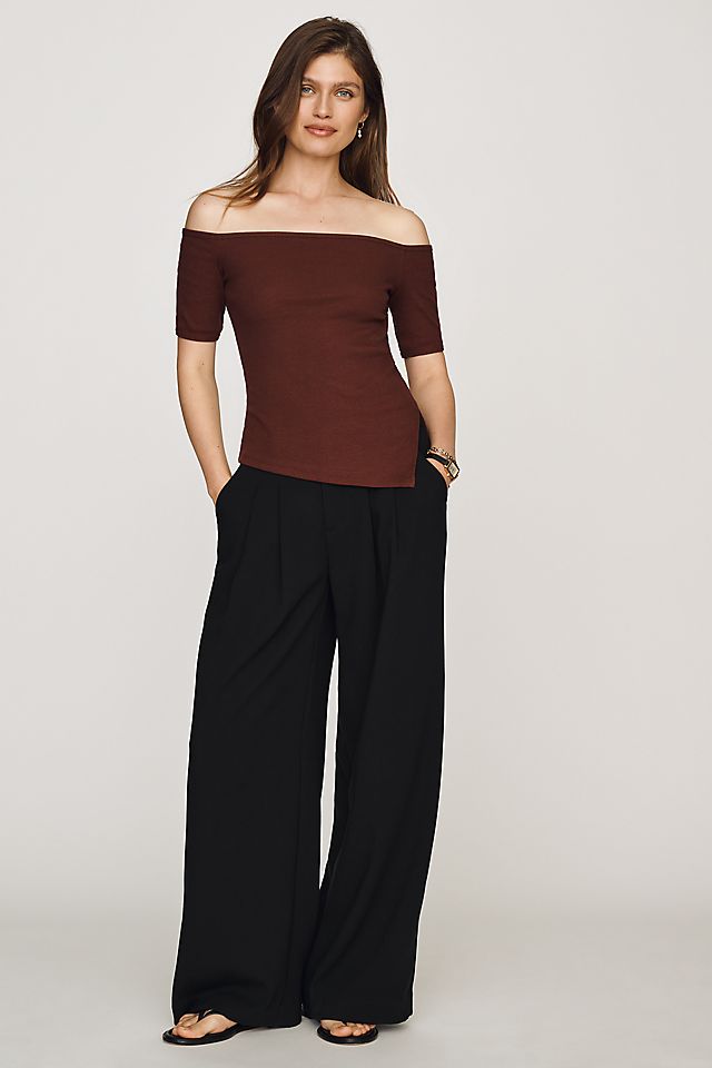Maeve Oslo Off-the-Shoulder Tee