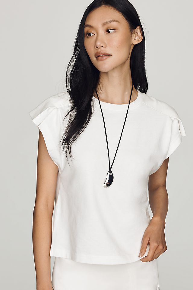 Maeve 100% Cotton Structured Tee