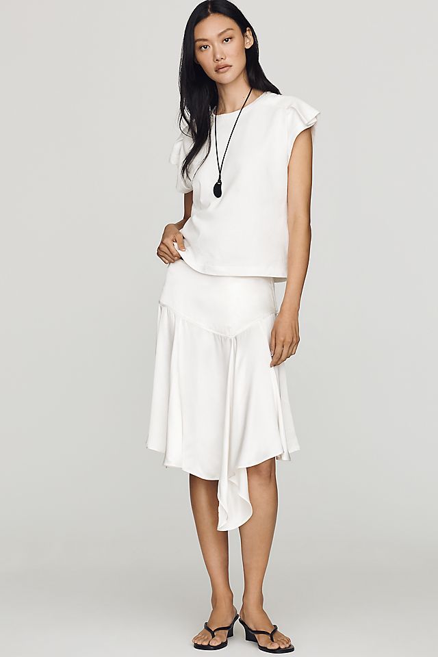 Maeve 100% Cotton Structured Tee