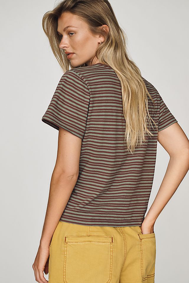 By Anthropologie Hotel Ophelia Cotton Graphic Tee