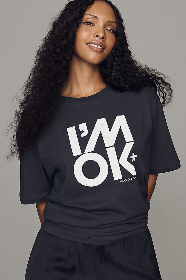 By Anthropologie Real Fun Wow! Cotton Graphic Tee
