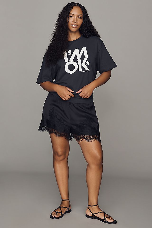 By Anthropologie Real Fun Wow! Cotton Graphic Tee