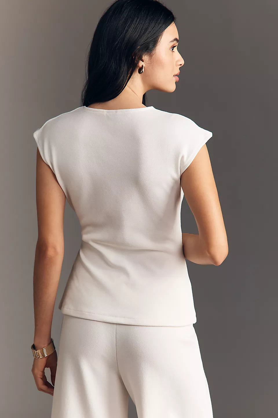 Maeve Hardware Wrap Top