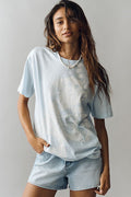 By Anthropologie Cotton Boxy Graphic Tee
