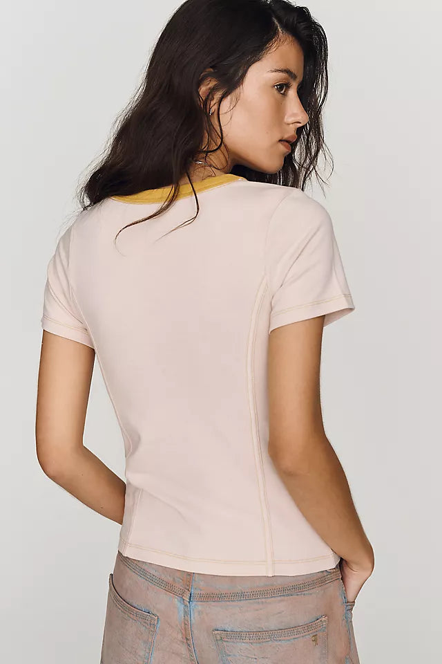 Cotton Slim Sporty Tee