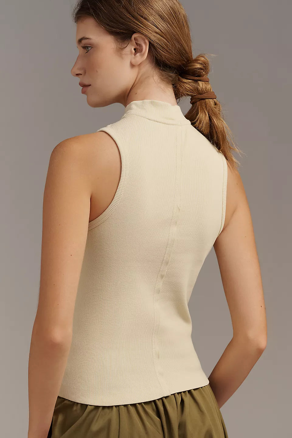 Sleeveless 3D Floral Appliqué Top