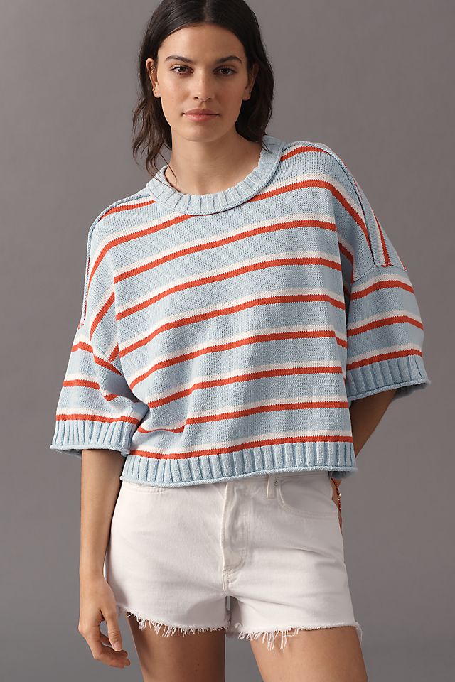 By Anthropologie Goldie 100% Cotton Sweater