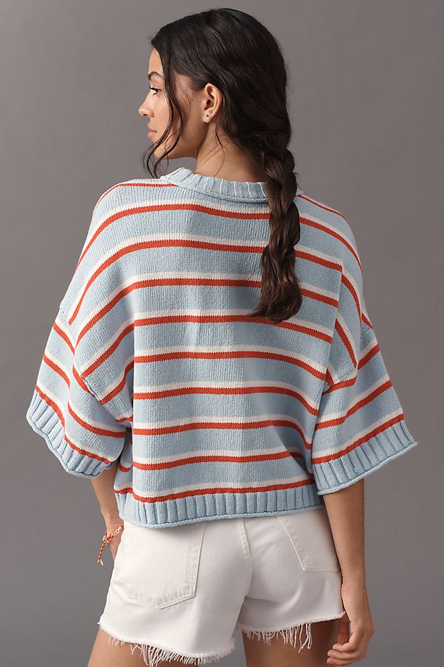 By Anthropologie Goldie 100% Cotton Sweater