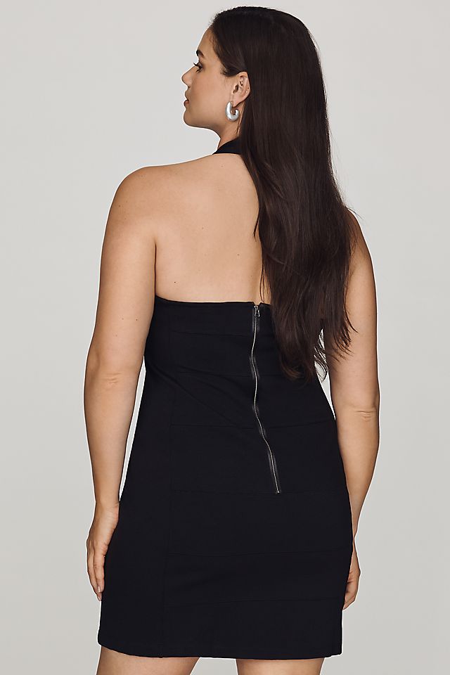 By Anthropologie Bandage Halter Mini Dress