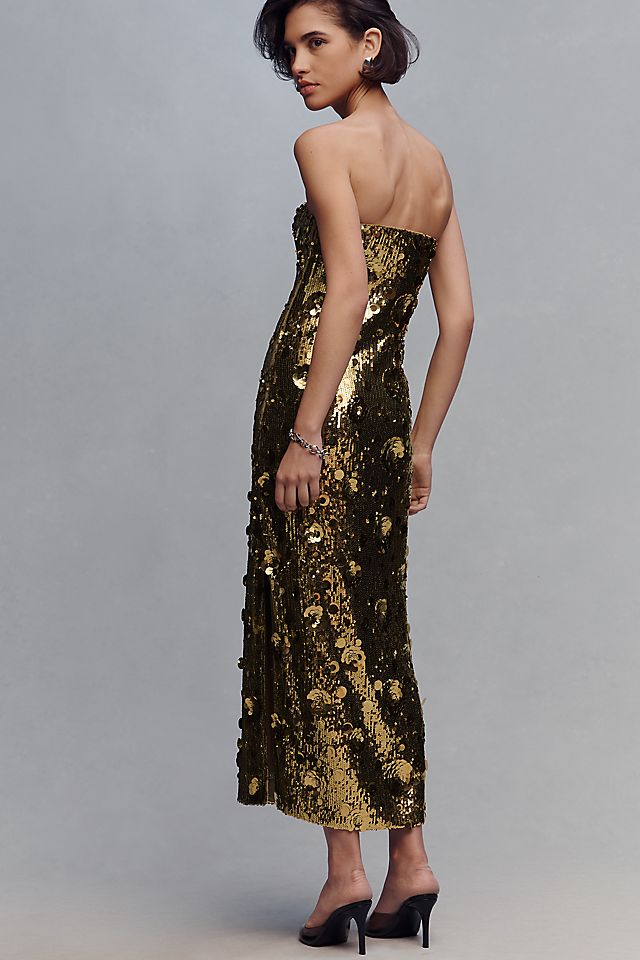 Endless Rose Strapless Sequin Dress