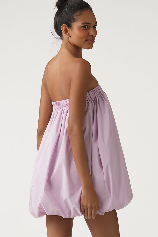 Endless Rose Strapless Bubble Mini Dress Lilac