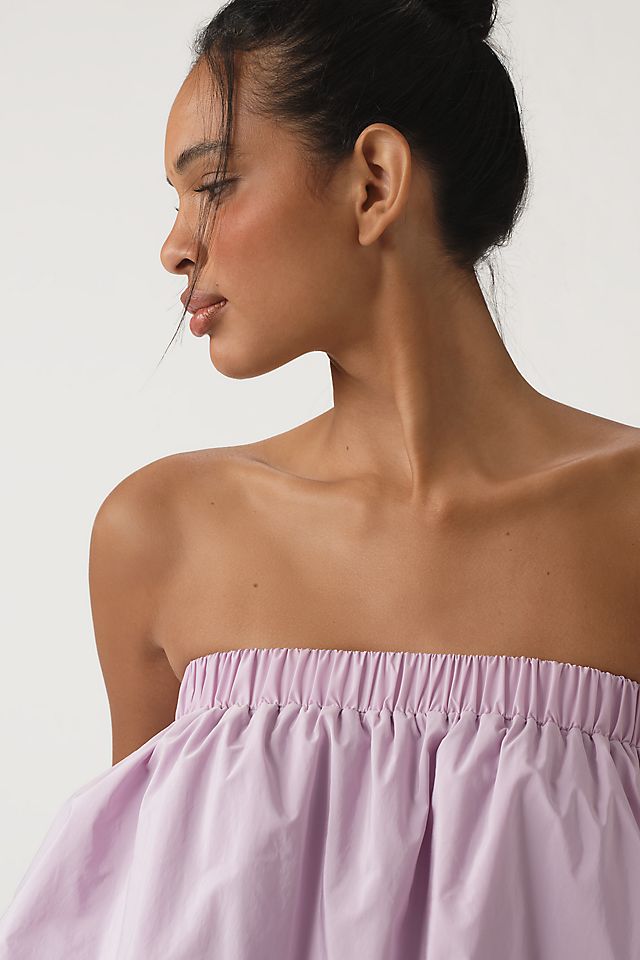 Endless Rose Strapless Bubble Mini Dress Lilac