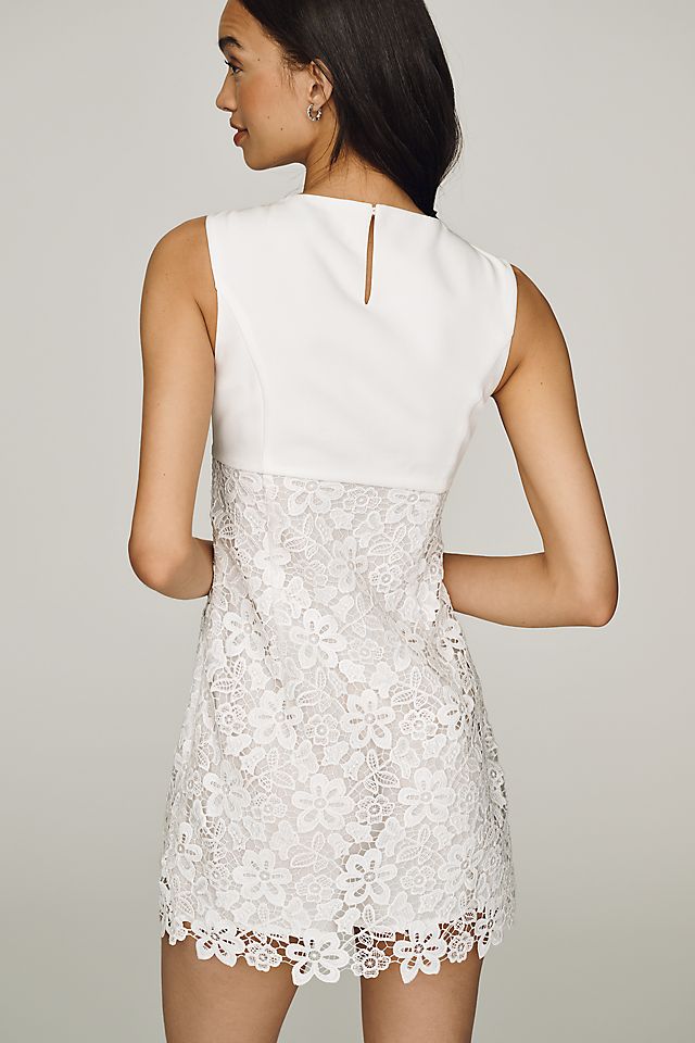 Endless Rose Lace Mini Dress White