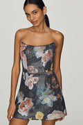 Dress The Population Amity Dress Black Floral