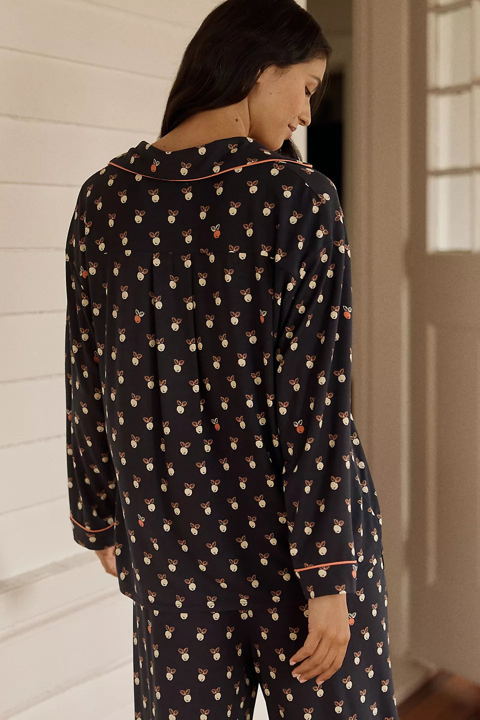 Lyrebird Briar Long-Sleeve Pajama Shirt ModaLuxe