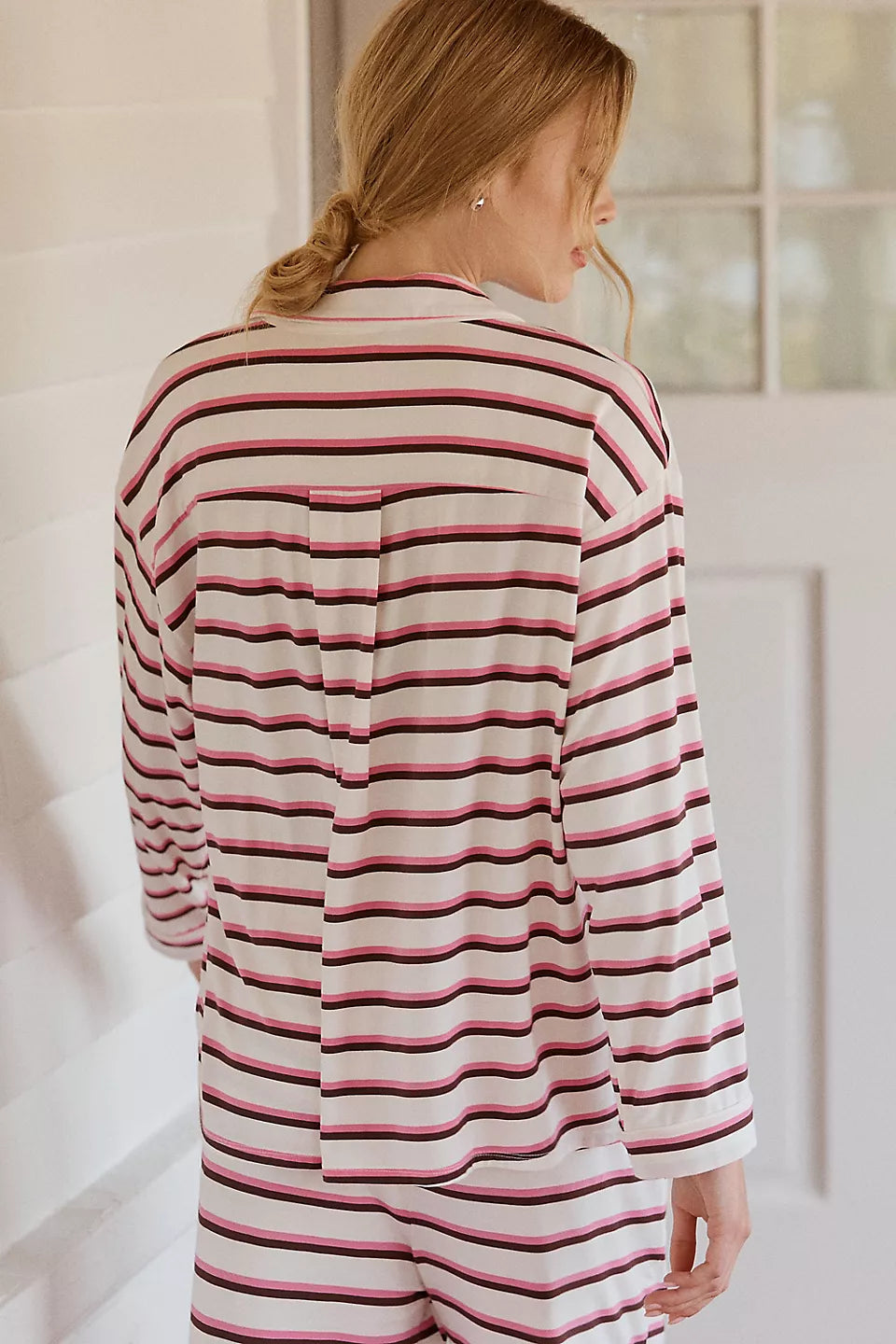 Lyrebird Briar Long-Sleeve Pajama Shirt ModaLuxe