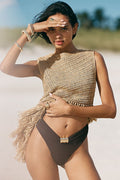 La Porte Kate Pinch Hardware Bikini Bottoms