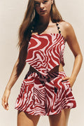 Celandine Scarf Crop Top