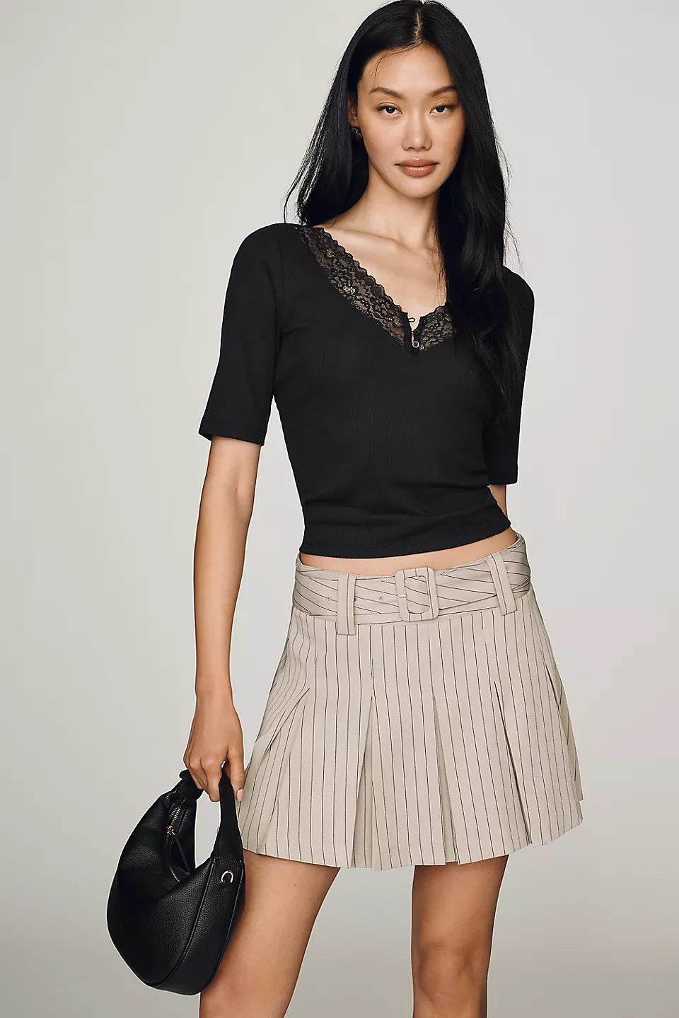 Maeve V-Neck Henley T-Shirt