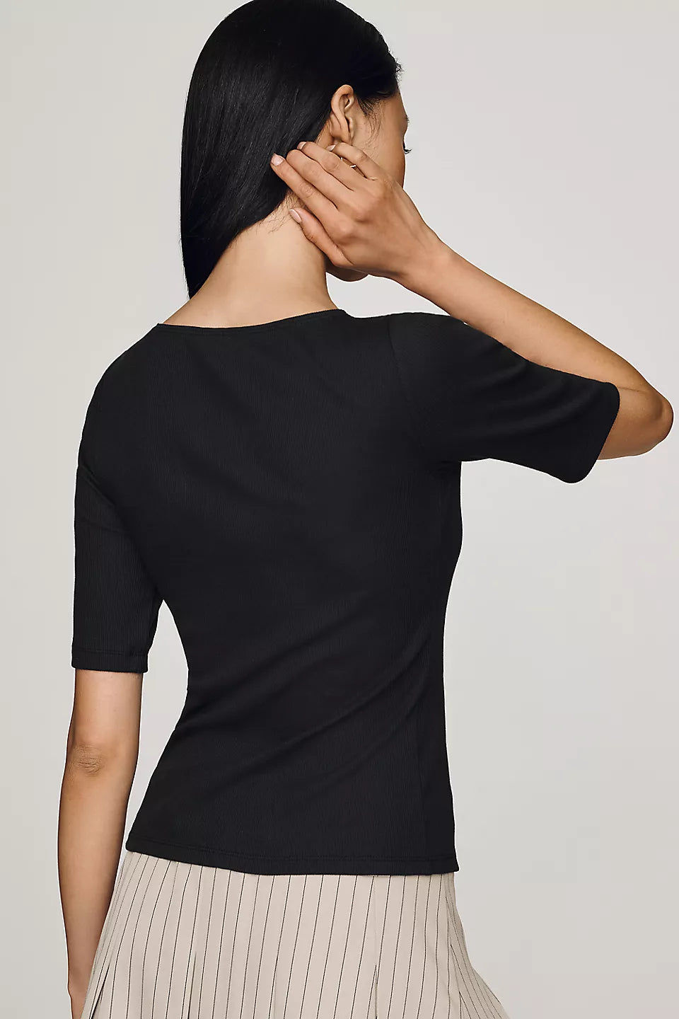 Maeve V-Neck Henley T-Shirt