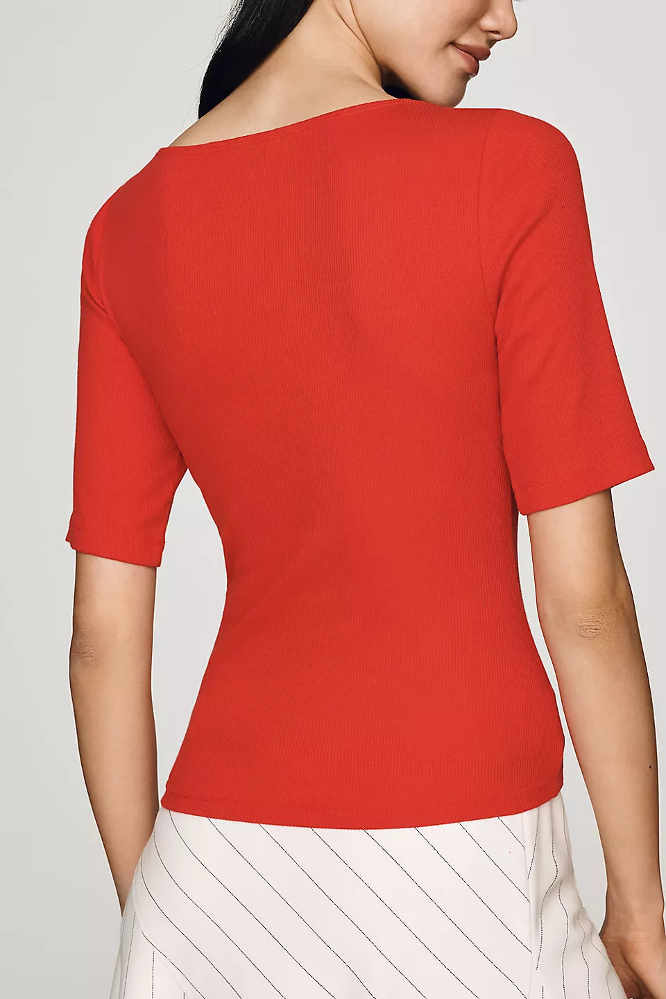 Maeve V-Neck Henley T-Shirt