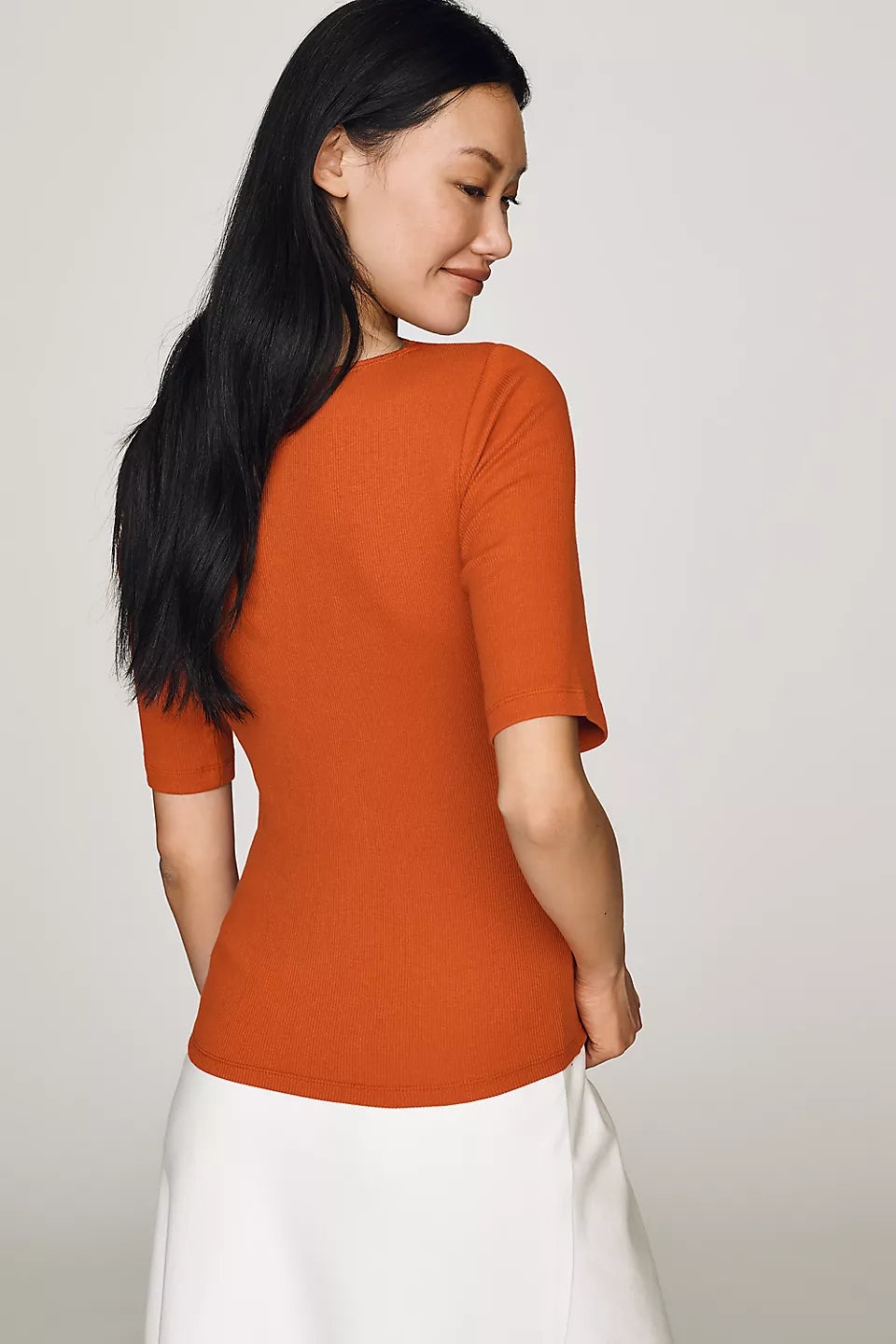 Maeve V-Neck Henley T-Shirt
