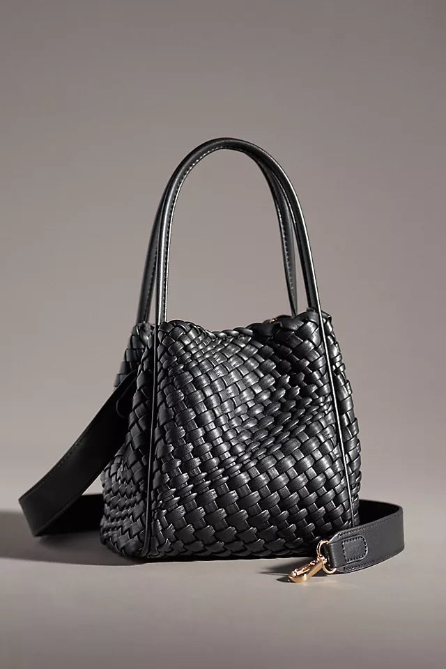 Hollace Woven Mini Tote Bag