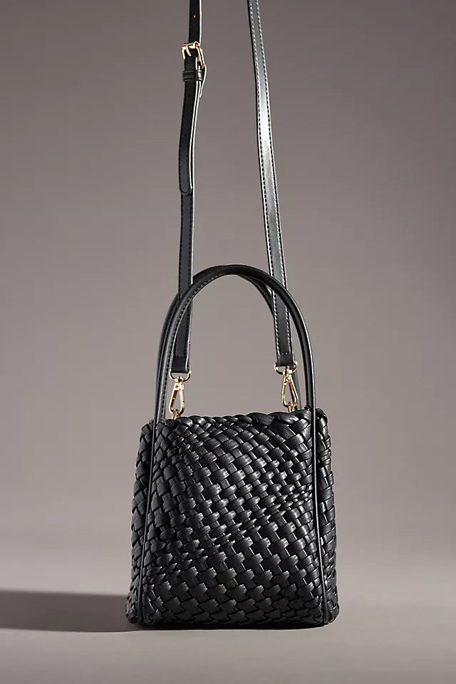 Hollace Woven Mini Tote Bag