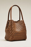 By Anthropologie Hollace Woven Mini Tote Bag