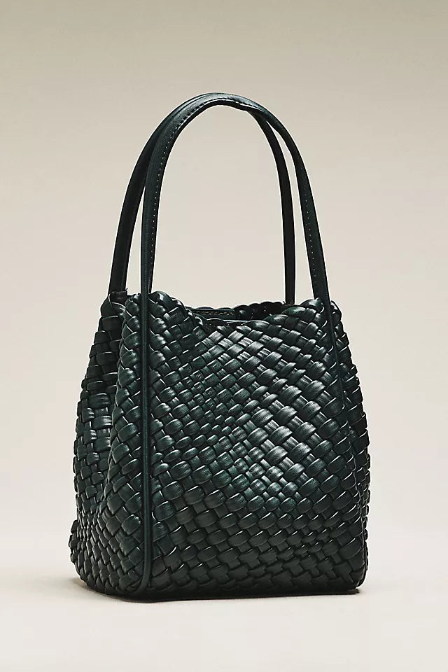 Hollace Woven Mini Tote Bag