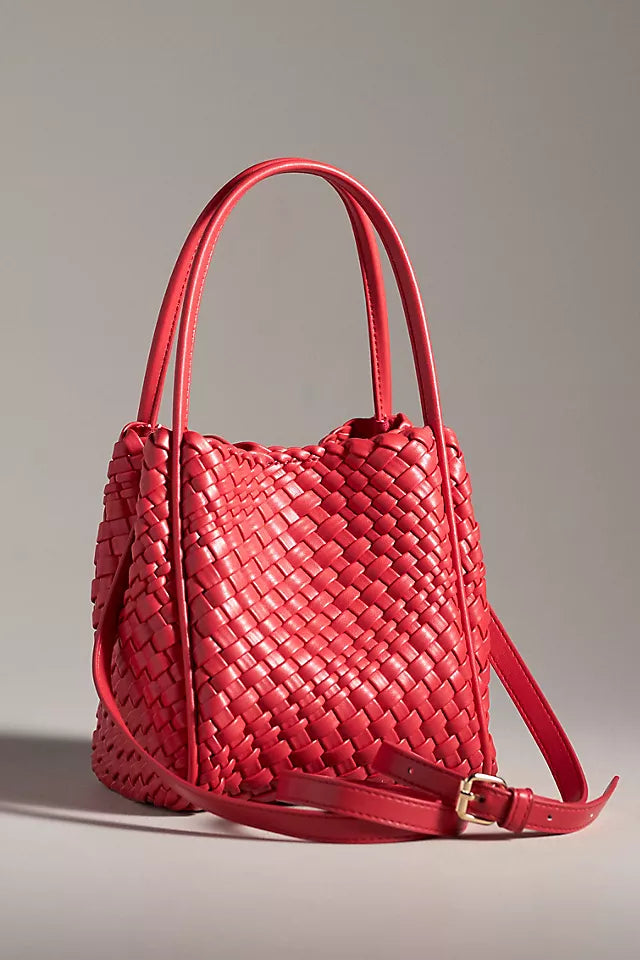 Hollace Woven Mini Tote Bag