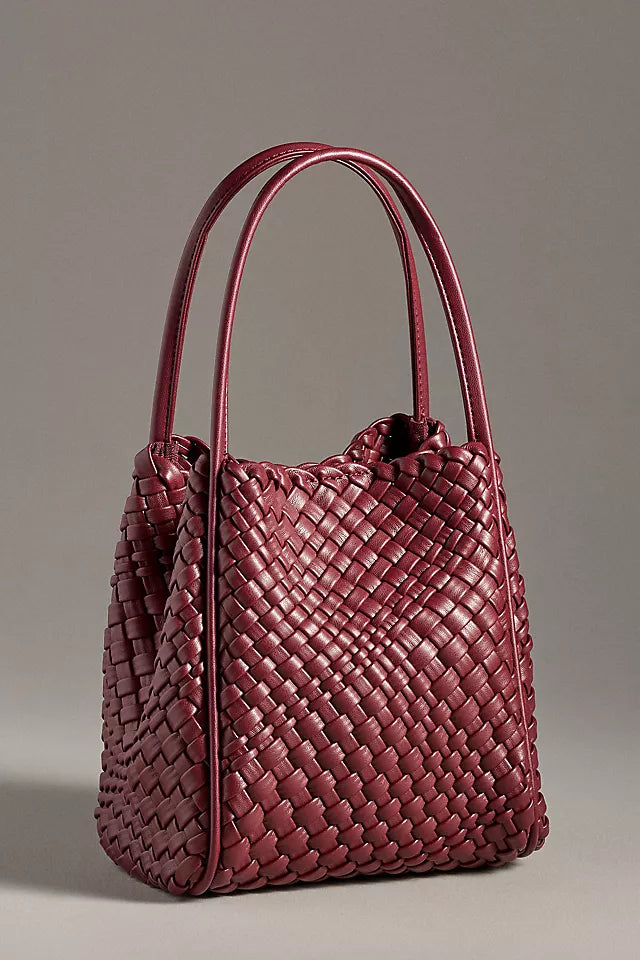 Hollace Woven Mini Tote Bag