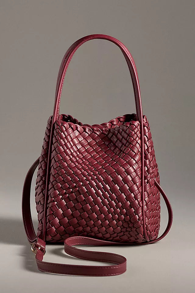 Hollace Woven Mini Tote Bag