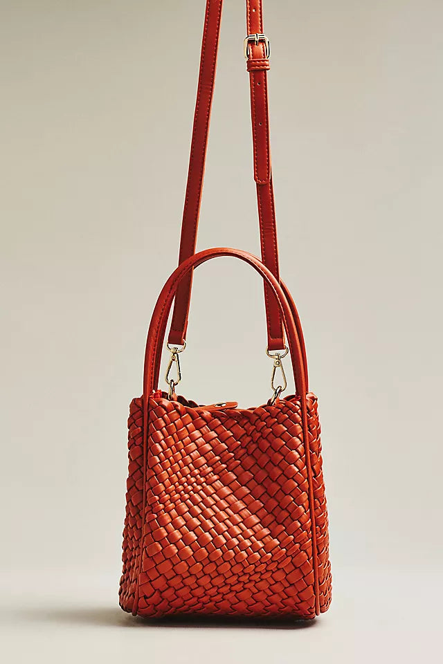 Hollace Woven Mini Tote Bag