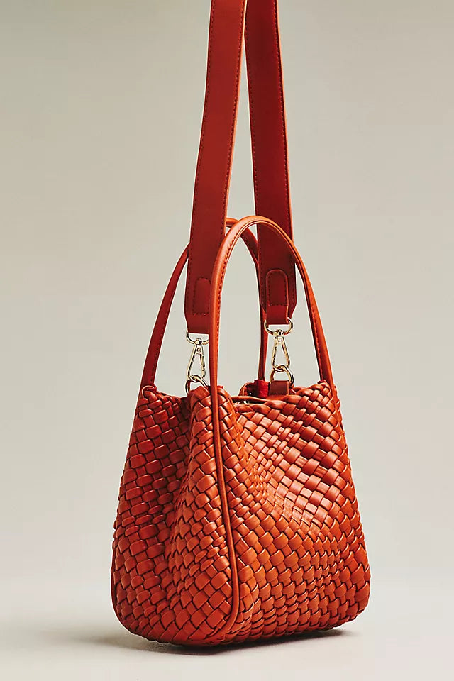 Hollace Woven Mini Tote Bag