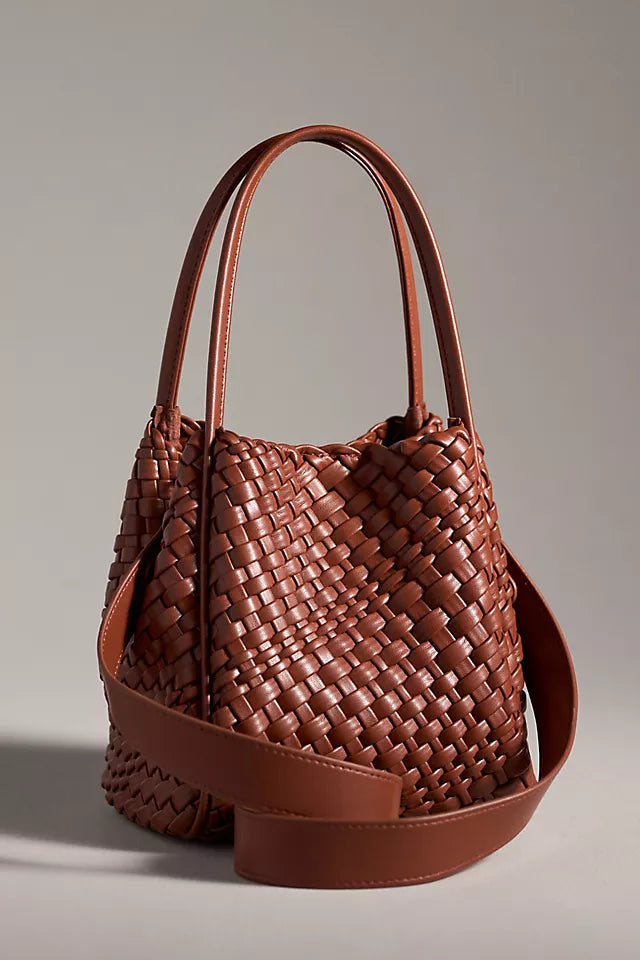 Hollace Woven Mini Tote Bag
