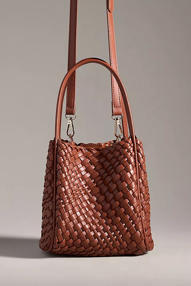 Hollace Woven Mini Tote Bag