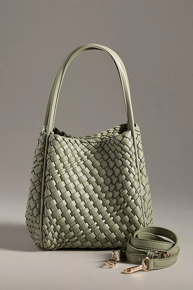 Hollace Woven Mini Tote Bag