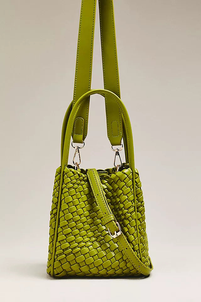 Hollace Woven Mini Tote Bag