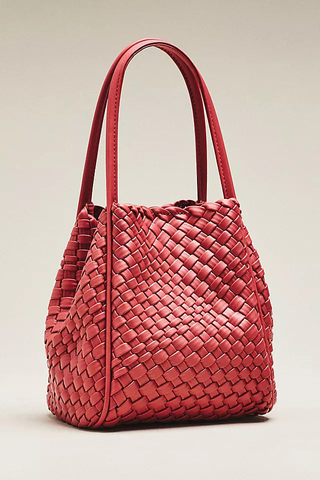 Hollace Woven Mini Tote Bag