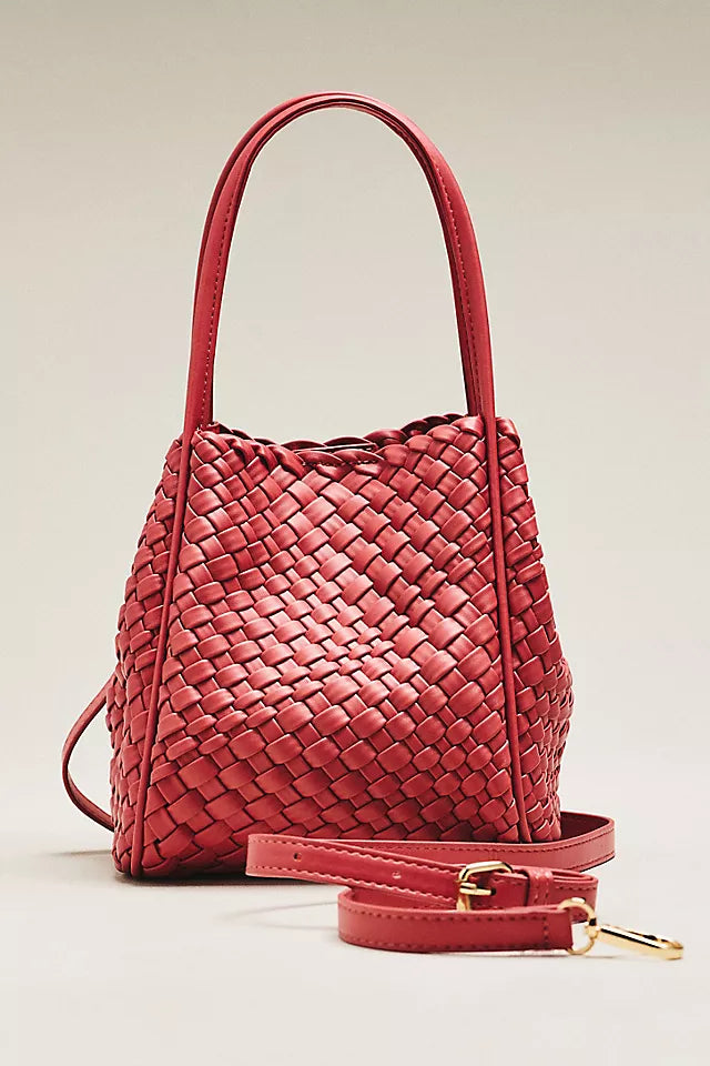 Hollace Woven Mini Tote Bag