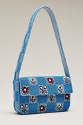 By Anthropologie Fiona Beaded Shoulder Bag Floral Edition