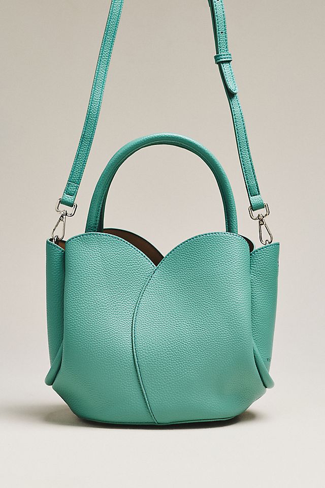 Melie Bianco Tulip Top-Handle Crossbody Tote